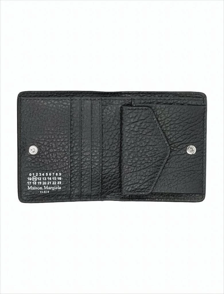 MAISON MARGIELA Calf Leather Bifold Wallet with 3