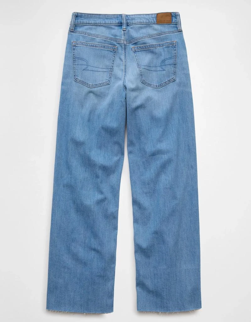 AE AE Dreamy Drape Stretch Ripped Low-Rise Baggy Wide-Leg Jean 5