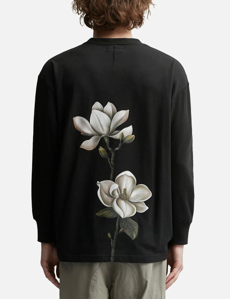 3.Paradis Black Flower Long Sleeve T-shirt 4