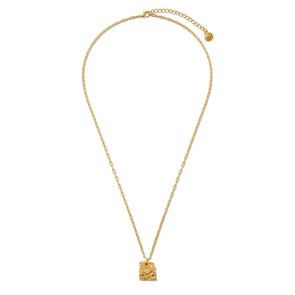 Orelia London Molten Square Charm Necklace 6