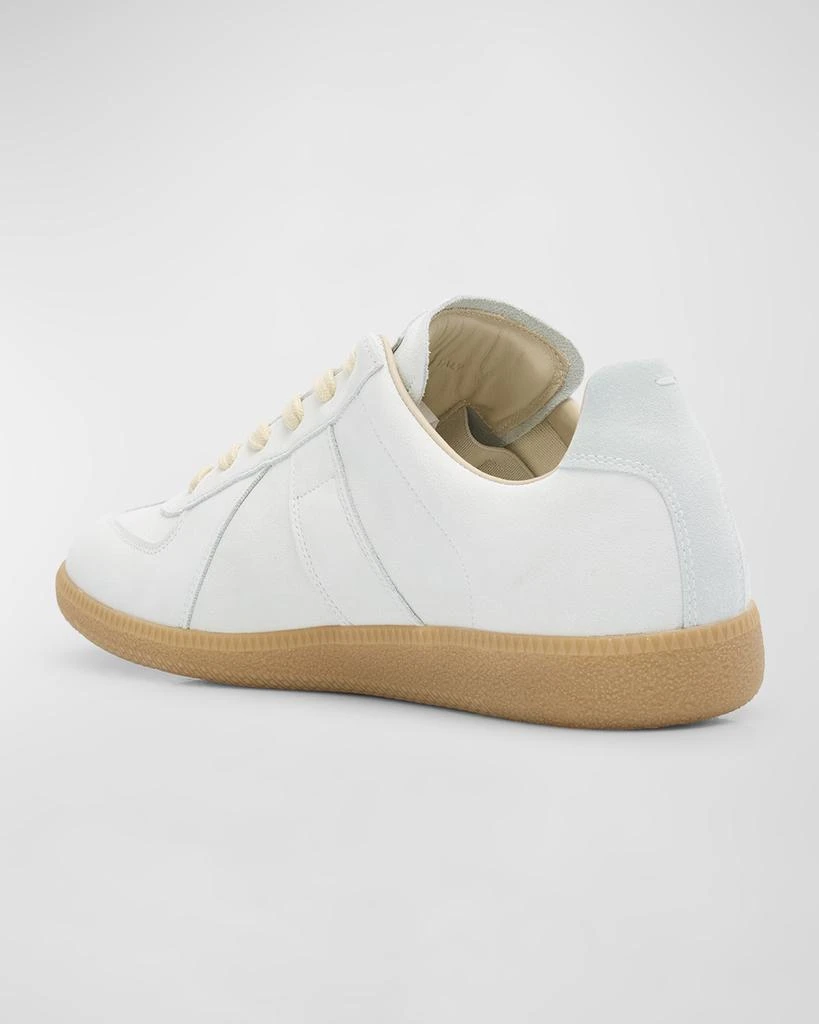 MAISON MARGIELA Men's Replica Leather Low-Top Sneakers 4
