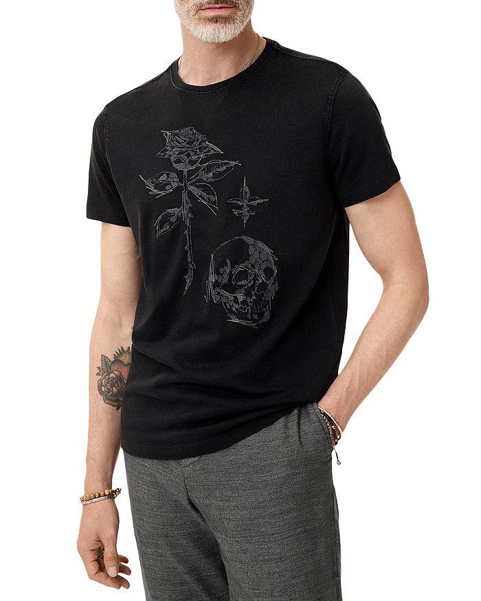 John Varvatos Rose & Skull Tee