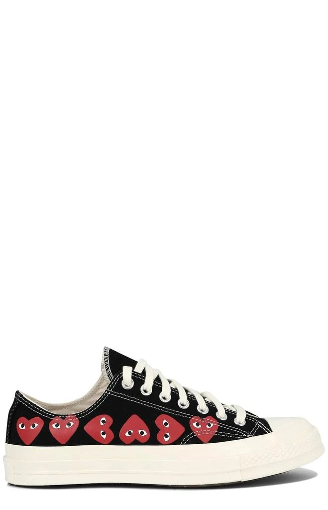 Comme des Garcons Comme des Garçons Play X Converse Chuck 70 Heart Printed Lace-Up Sneakers