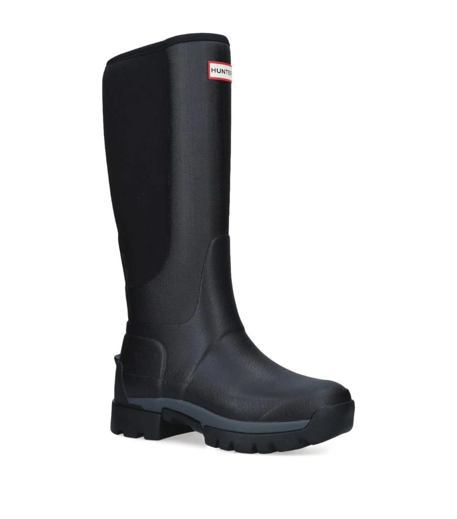 Hunter Field Balmoral Hybrid Tall Wellington Boots 1