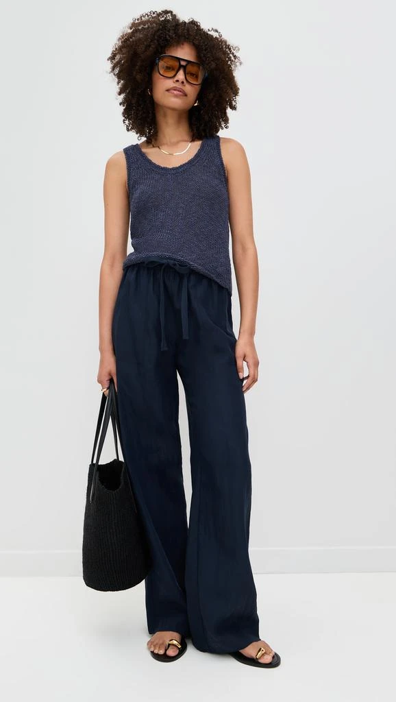 James Perse Loose Knit Cotton Linen Tank 4