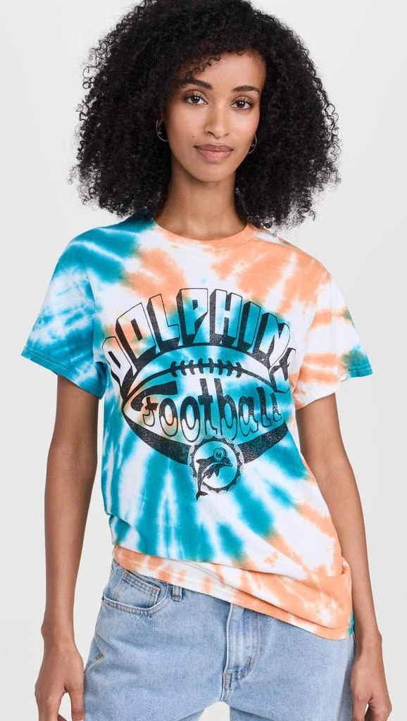 Junk Food Dolphins Football Tie Dye Tee 6