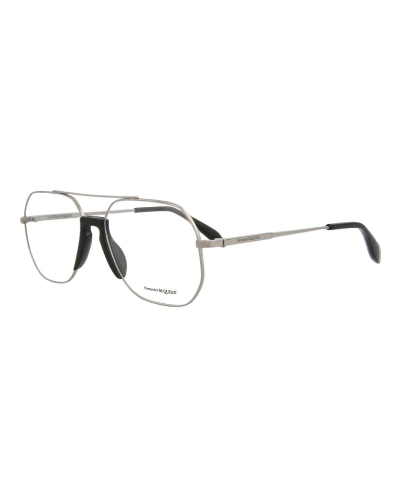 Alexander McQueen Aviator-Style Metal Optical Frames 2