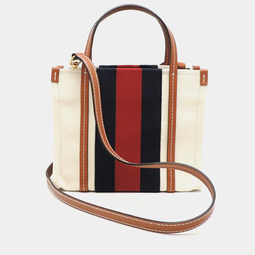 Gucci Gucci Canvas White Interlocking G Tote Bag