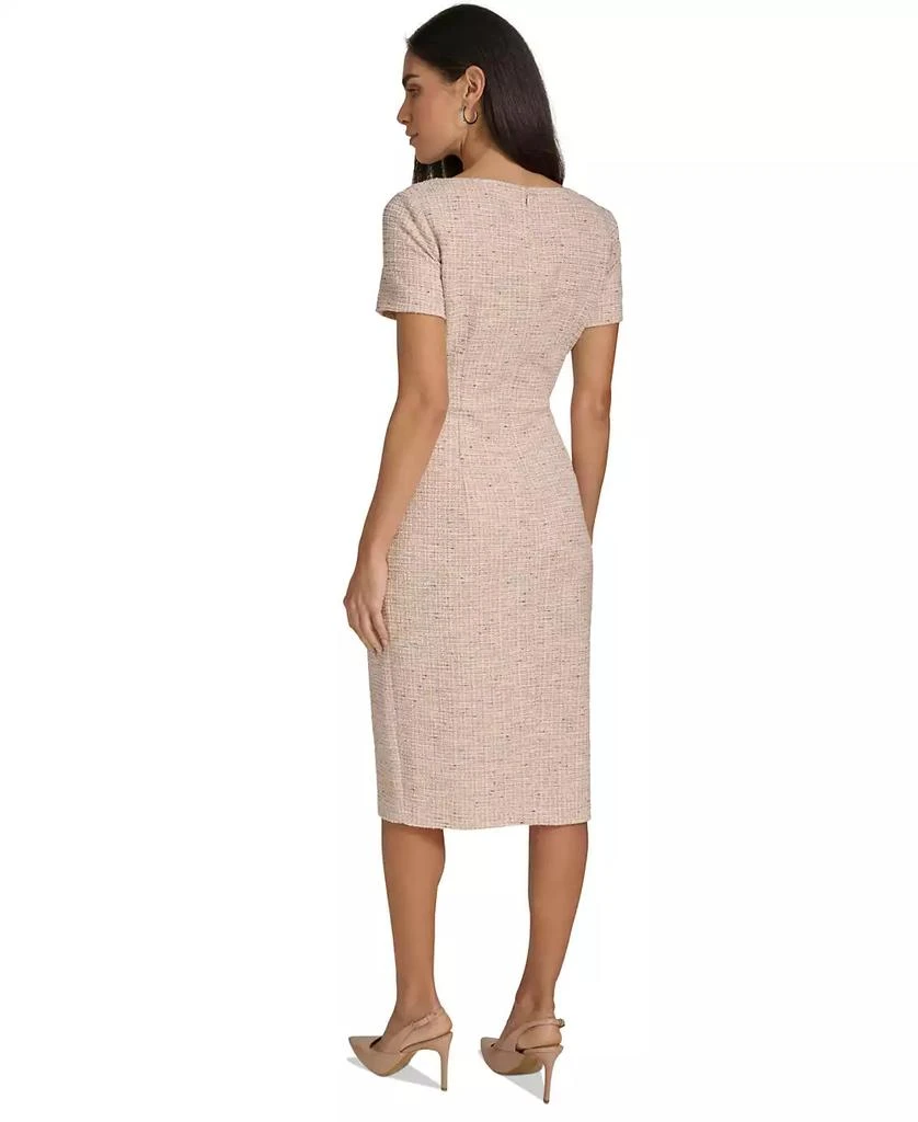 Calvin Klein Women's Boat-Neck Short-Sleeve Sheath Dress 5