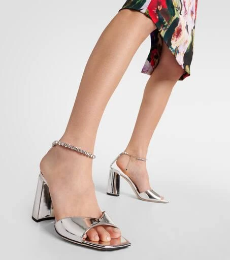 Jimmy Choo Saeda 85 embellished leather pumps 7
