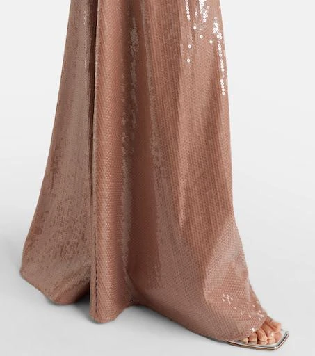 Alex Perry Sequined strapless gown 5