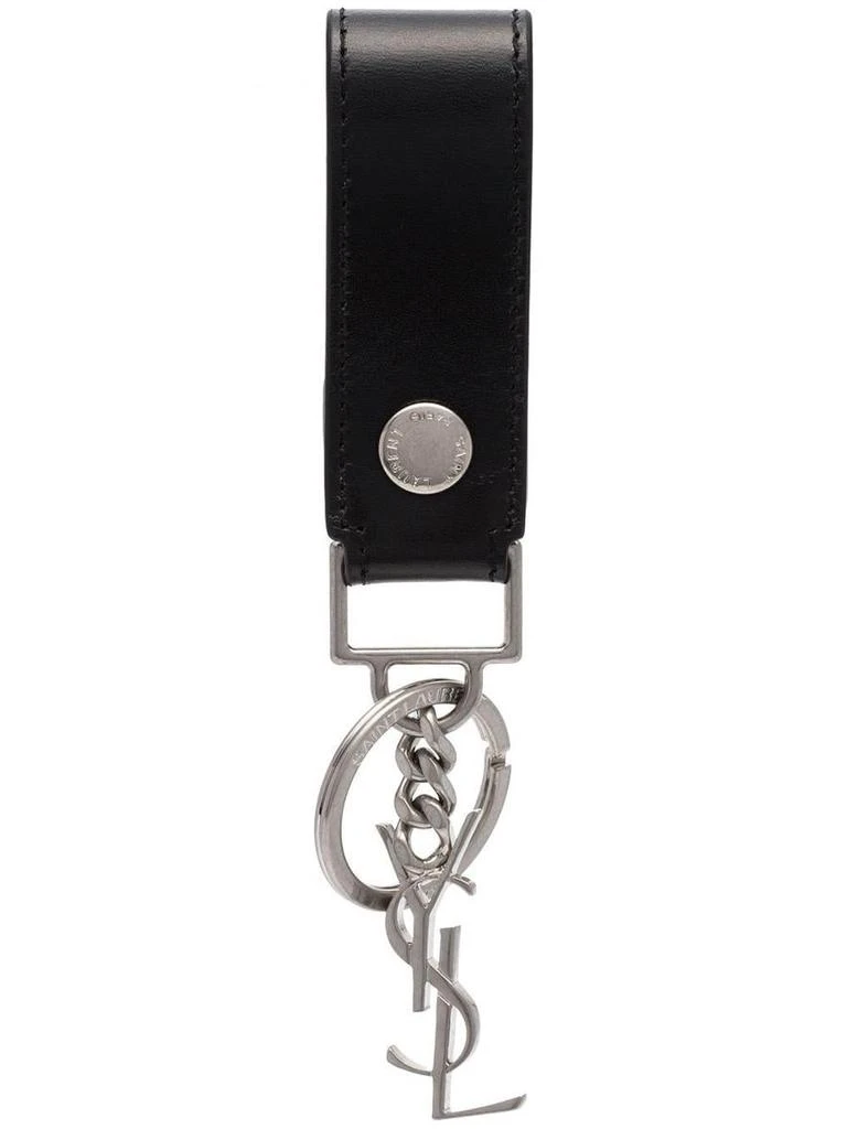 Yves Saint Laurent Saint Laurent Cassandre Leather Key-Holder 1