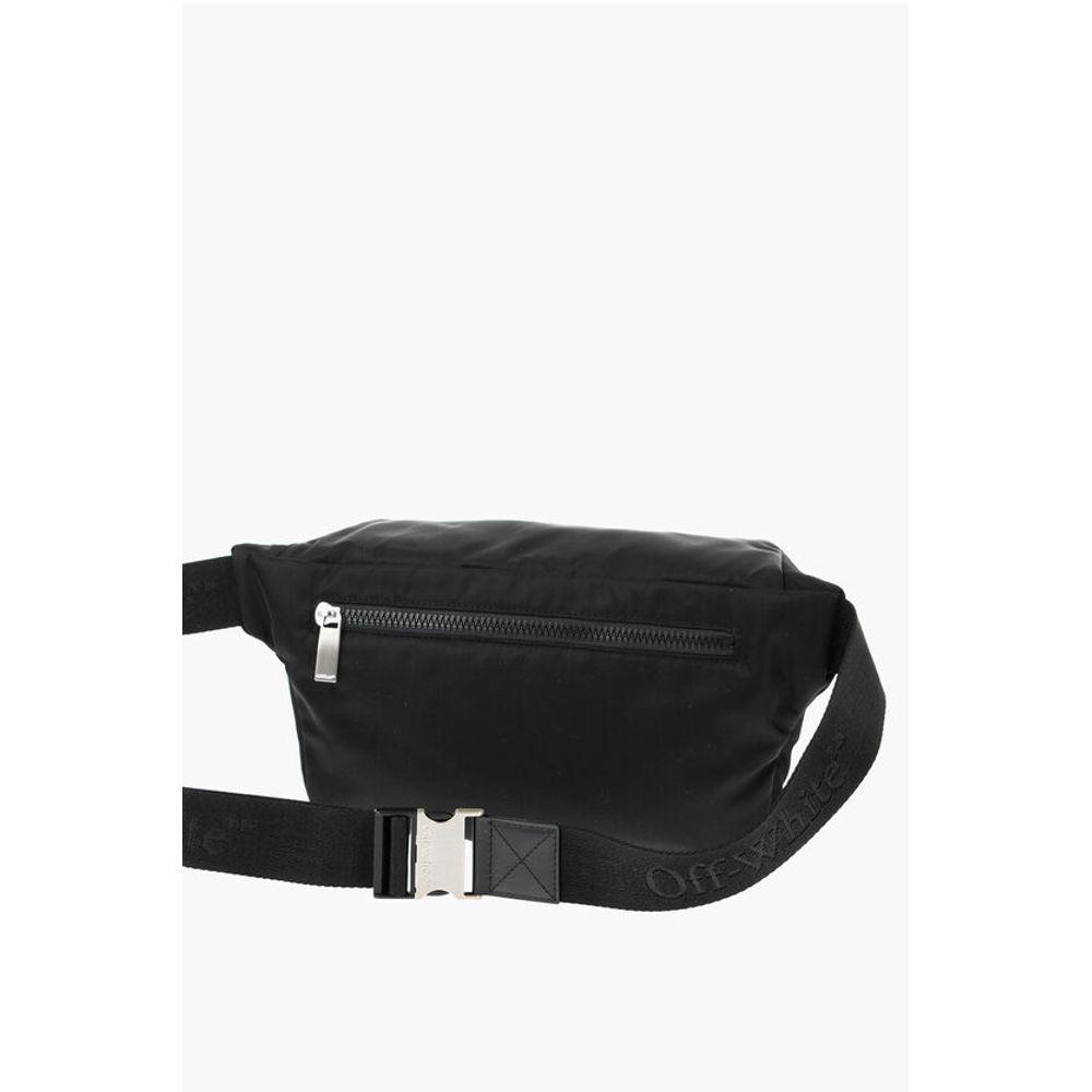 Off-White Off- Solid Color Bum Bag with Contrasting Women's Logo
