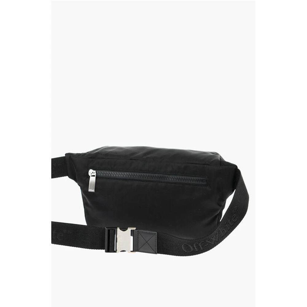 Off-White Off- Solid Color Bum Bag with Contrasting Women's Logo 2