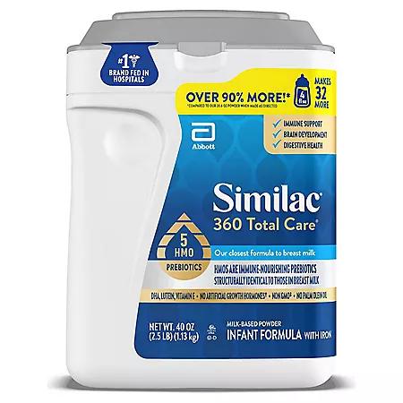 Similac Similac 360 Total Care Infant Formula, 40 oz.