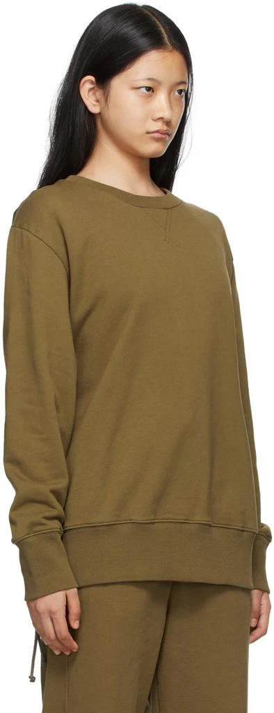 MM6 Maison Margiela Khaki Spliced Sweatshirt 2