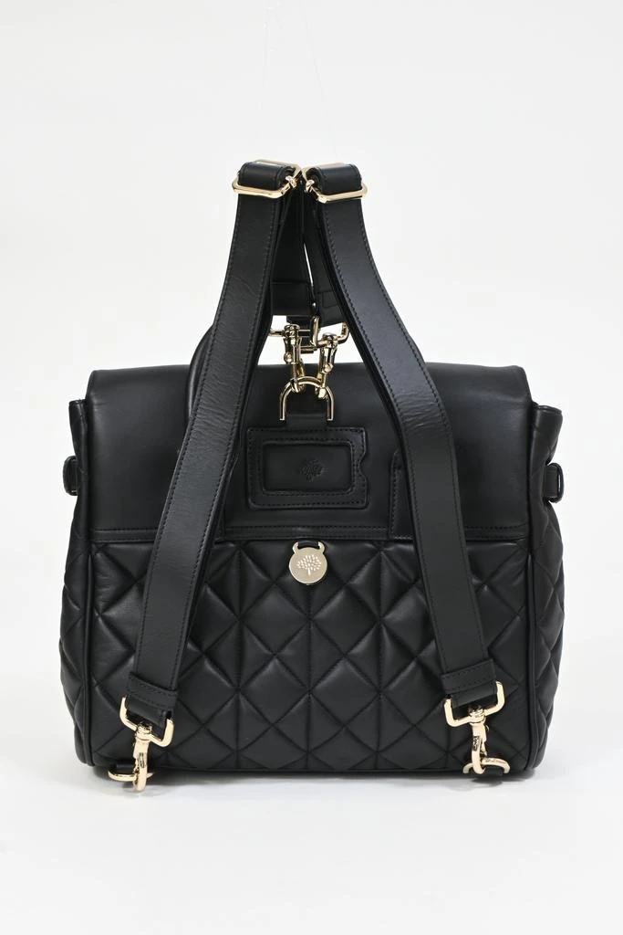 Mulberry Cara Delevigne Quilted Medium Backpack in Black Leather 5