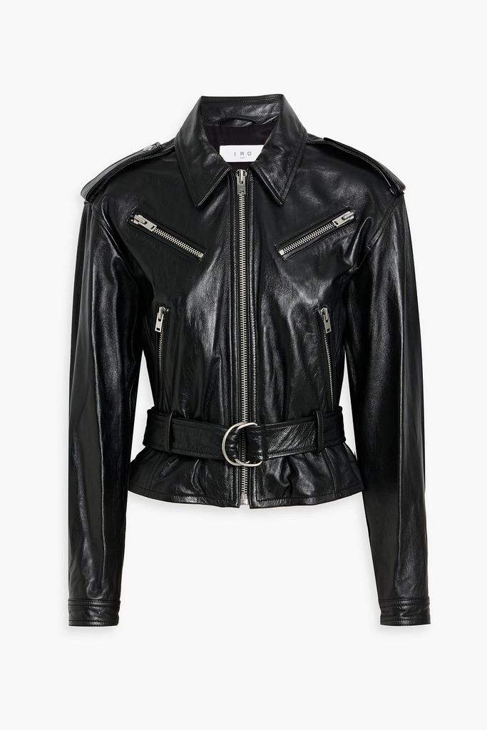 IRO Iro Newhan Asymmetric-Detailed Leather Jacket - Jackets