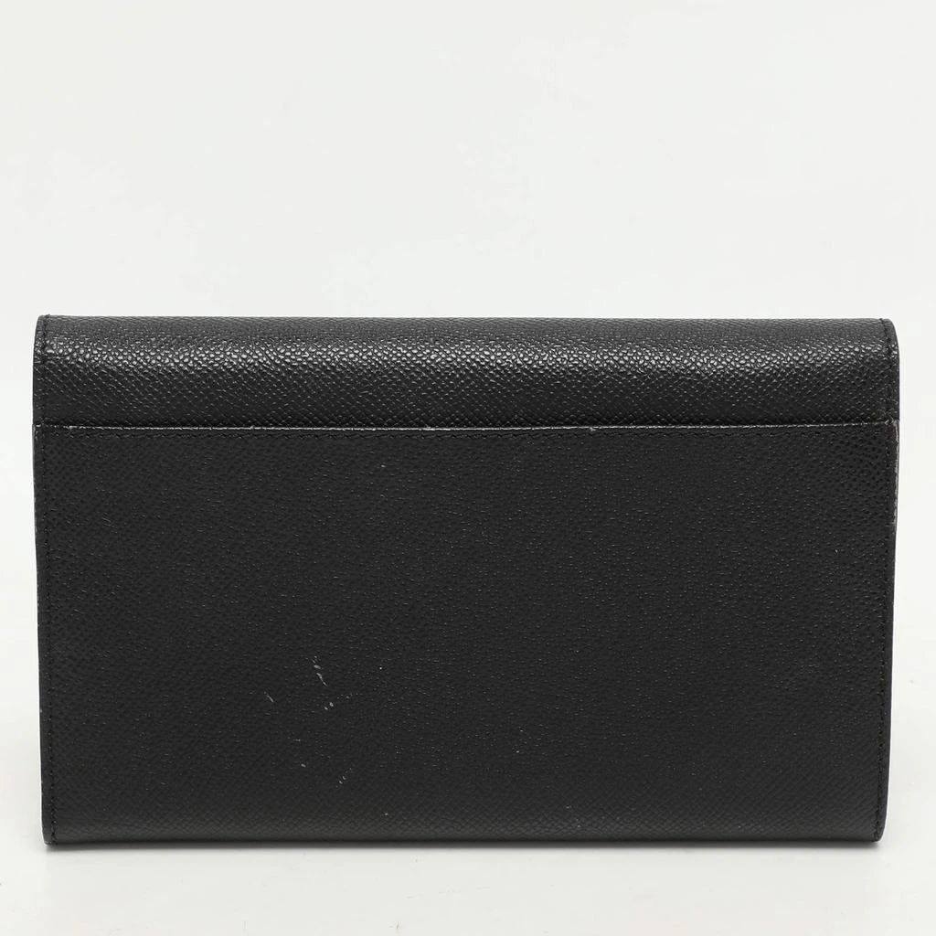 Chanel Chanel Black Leather Vintage CC Flap Wallet 4