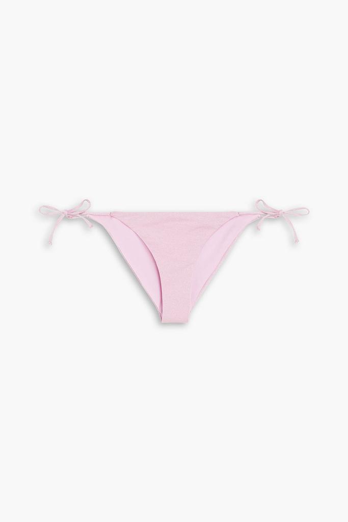 Onia Kate metallic stretch-jersey low-rise bikini briefs