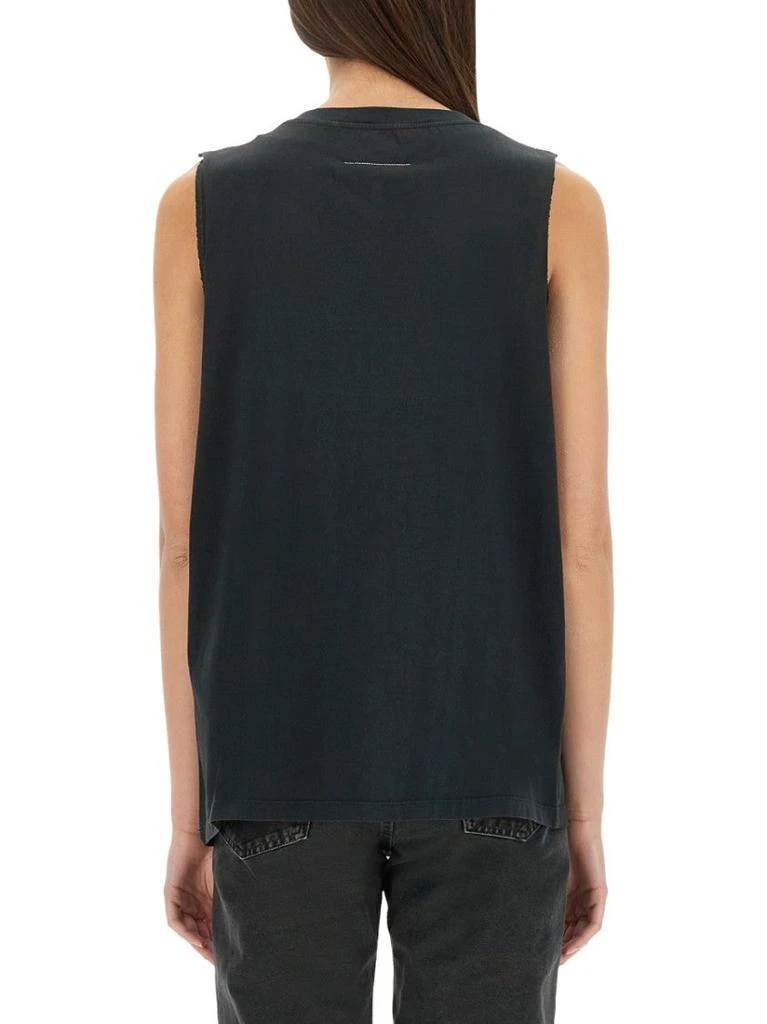 MM6 Black Regular Fit Vest 3