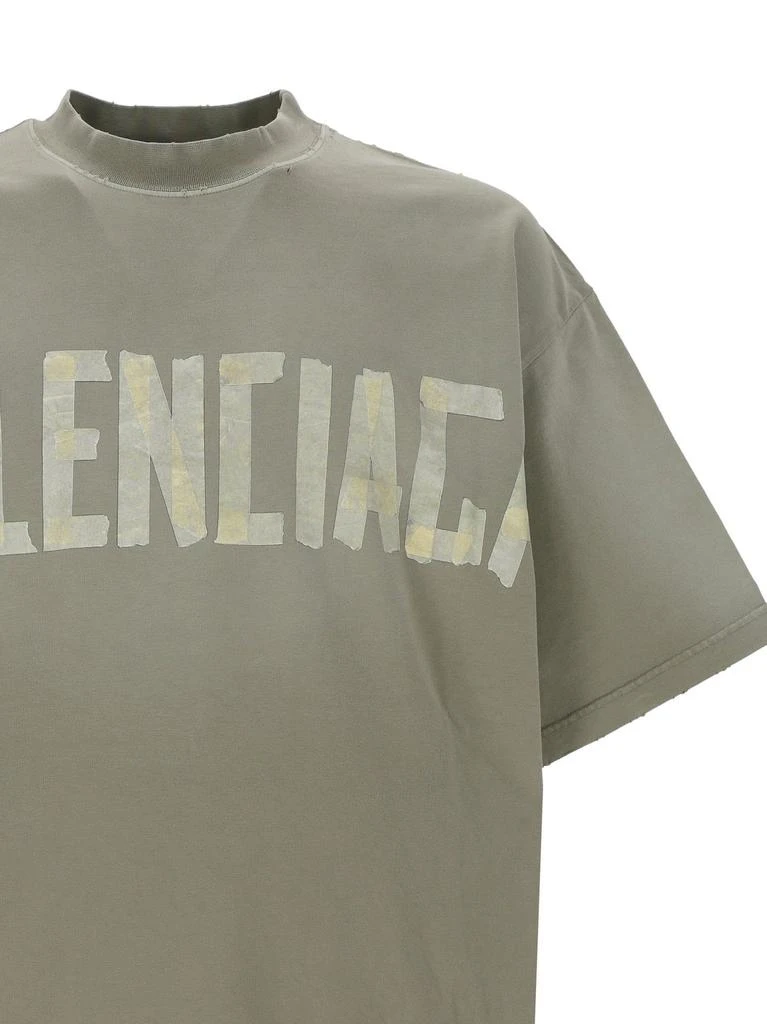 Balenciaga Balenciaga Logo Printed Crewneck T-Shirt 3