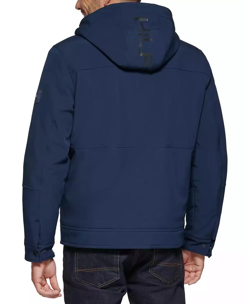 Tommy Hilfiger Men's Sherpa-Lined Softshell Hooded Jacket 2