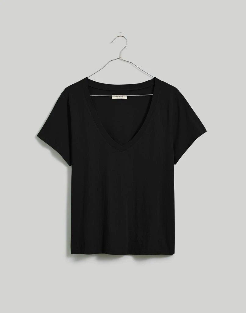 Madewell Softfade Cotton V-Neck Crop Tee 5
