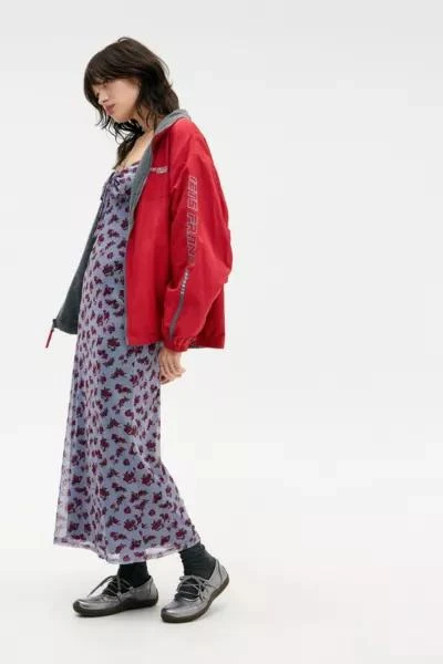 Urban Outfitters UO Floral Tie-Front Mesh Maxi Dress 3