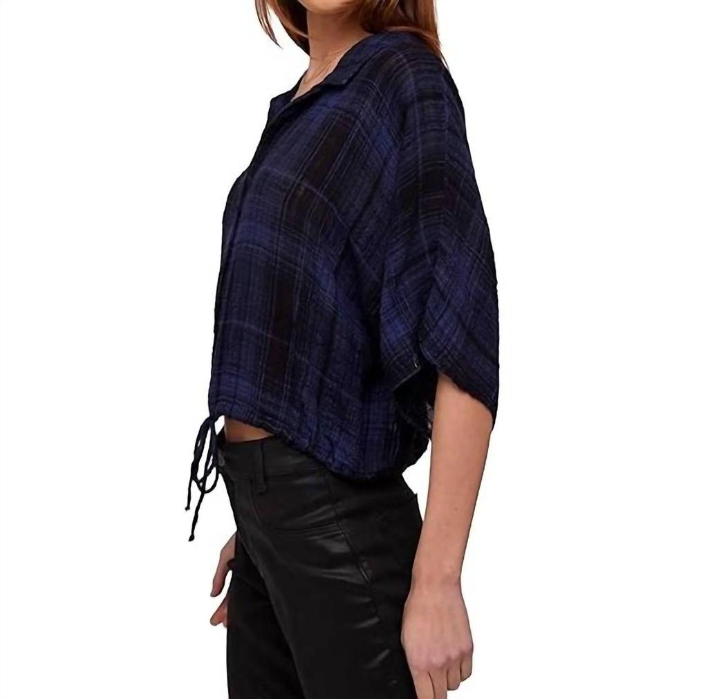 Bella Dahl Bella Dahl - flowy tie waist shirt