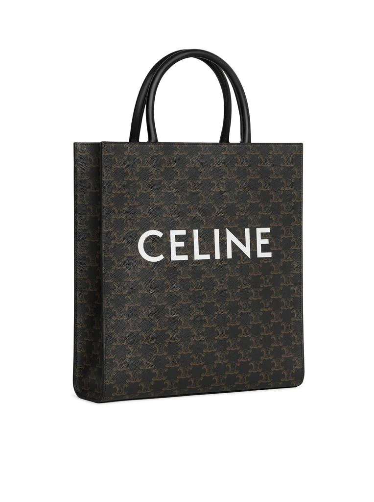Celine MEDIUM VERTICAL CABAS BAG IN TRIOMPHE CANVAS WITH CELINE PRINT 2