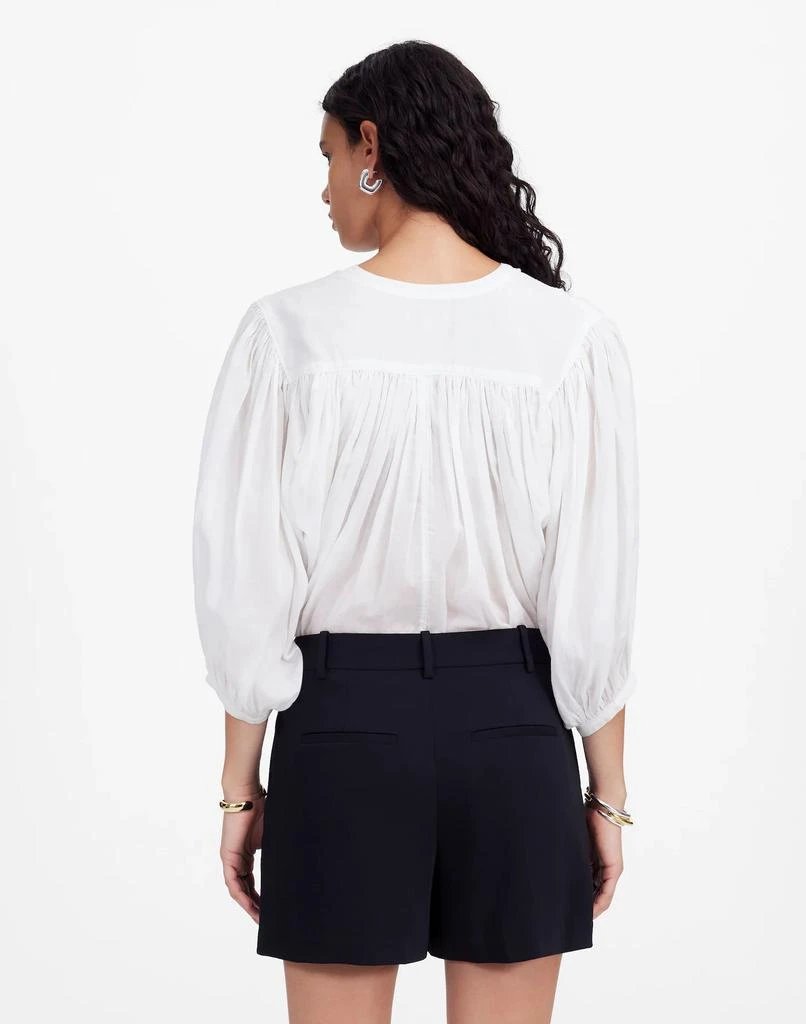 Madewell Easy Pleated Trouser Shorts in Crepe 4