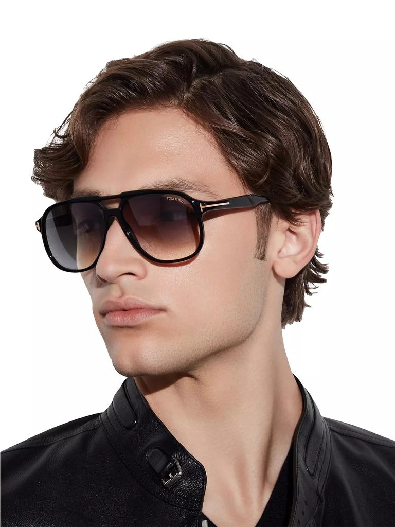 Tom Ford Raoul 62MM Aviator Sunglasses 4