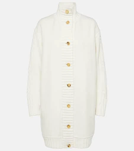 Max Mara Alcazar wool and cashmere cardigan 1