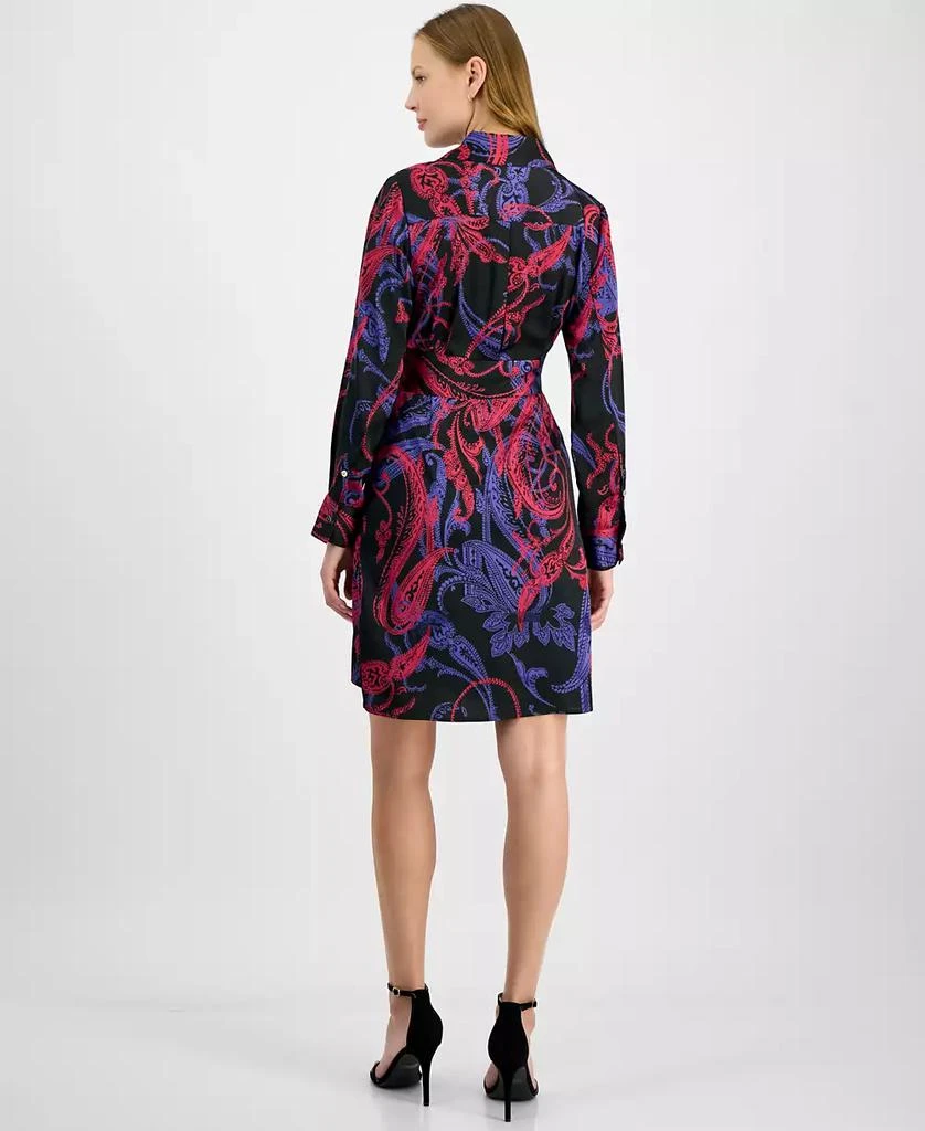 Tahari Women's Printed Faux-Wrap Dress 5