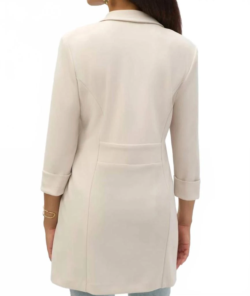 JOSEPH RIBKOFF Classic Long Blazer In Moonstone 2