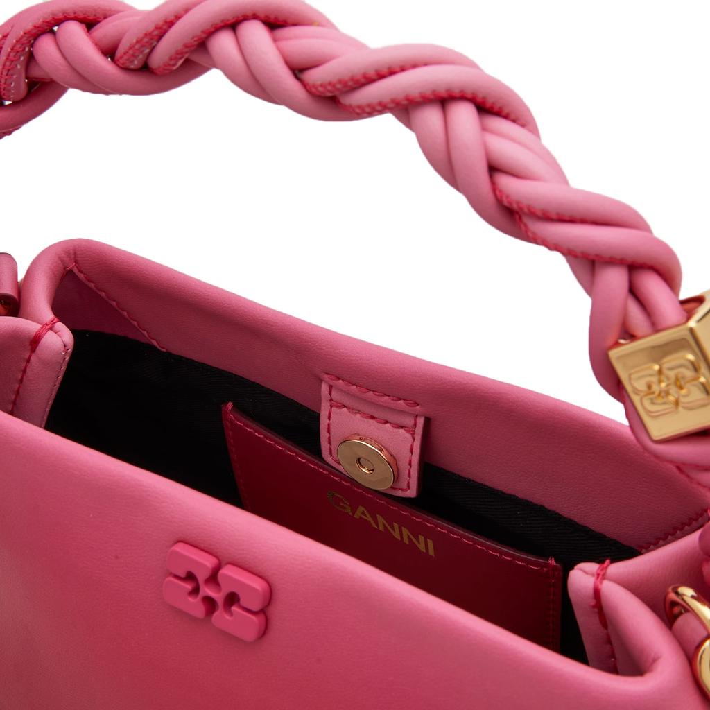 【数量限定】Ganni Bou バッグ ミニ グラデーション 関税込！ Bou Mini leather shoulder bag in multicoloured - Ganni