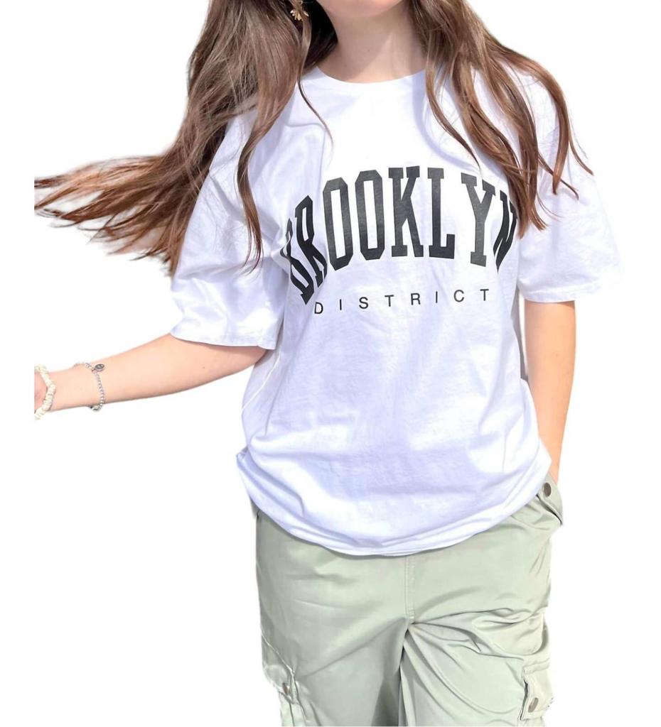 Q2 Brooklyn Tee In White
