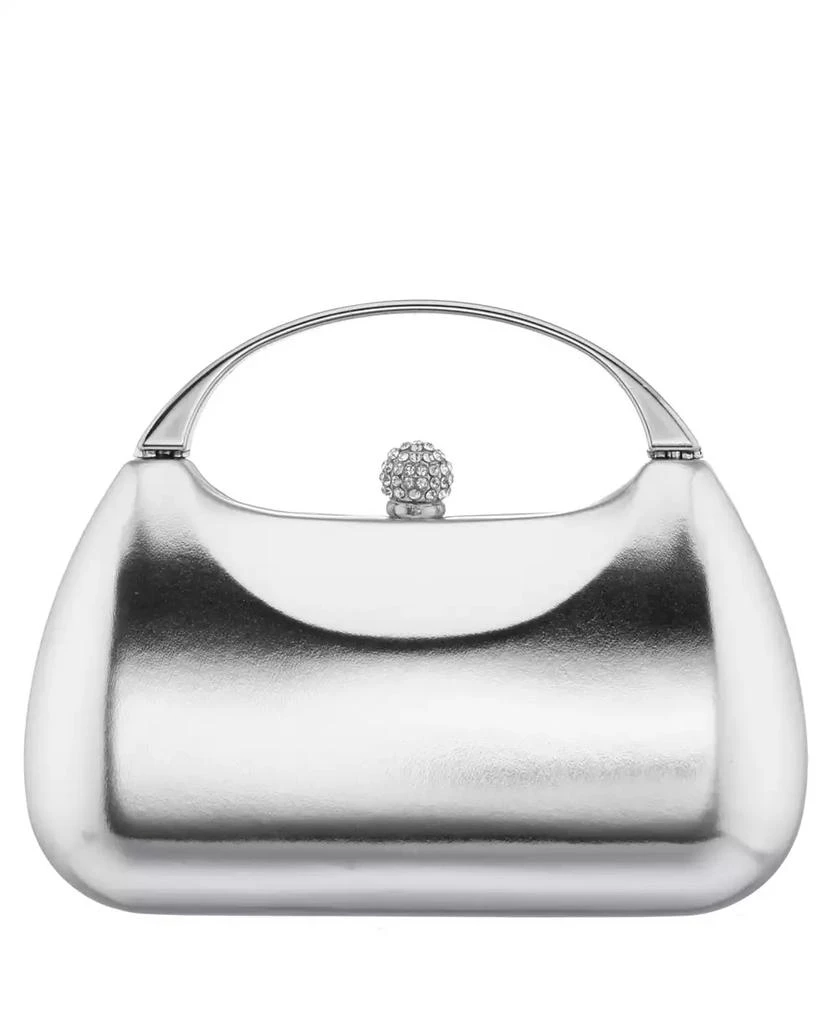 Nina Women's Metallic Minaudiere bag with Metal Handle 1