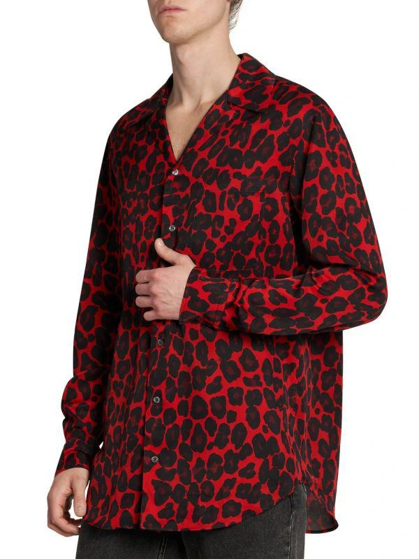 McQueen Leopard Camp Shirt 3