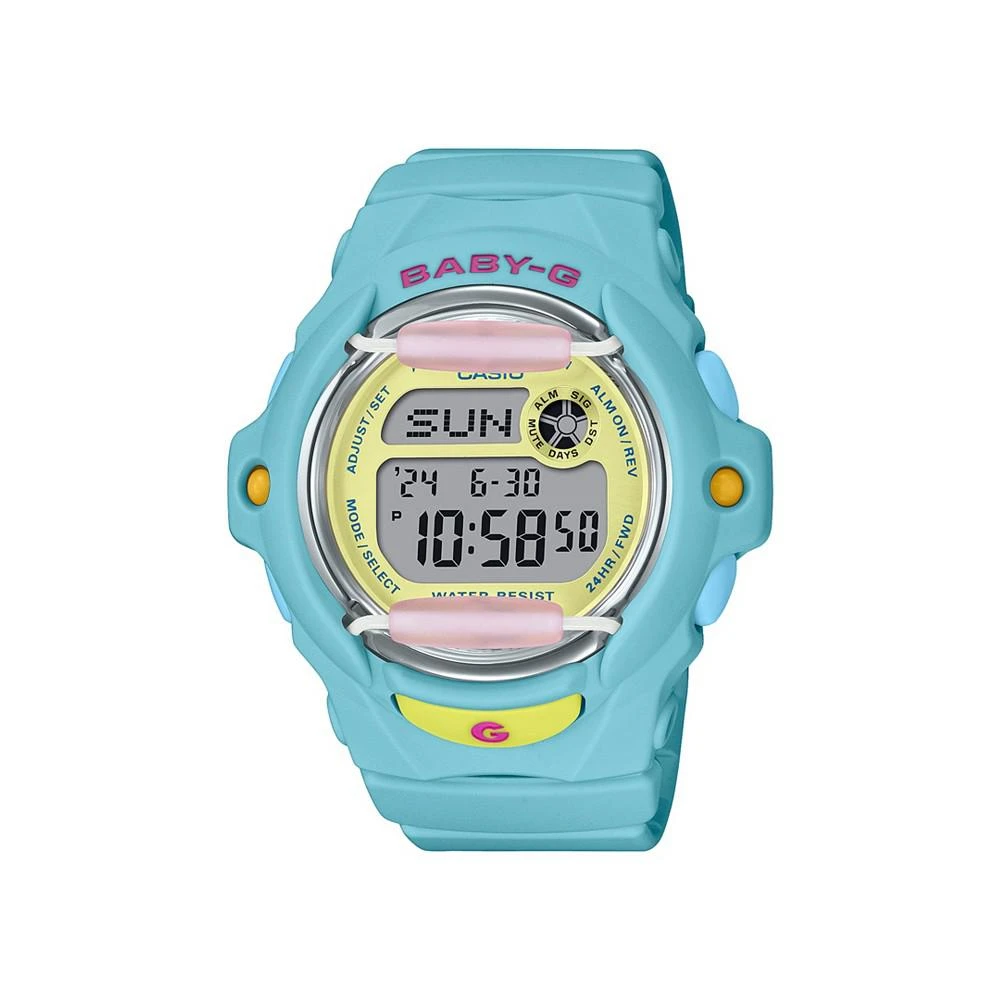 G-Shock G-Shock Women's Digital Aqua Resin Watch 42.6mm, BG169PB-2 1