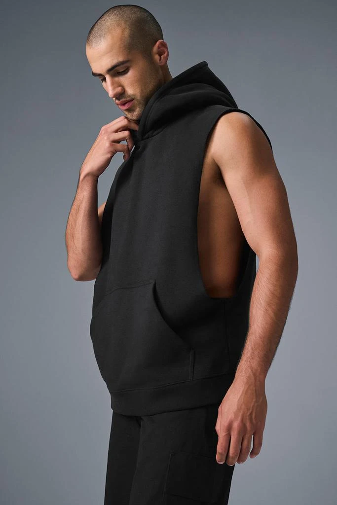 Alo Renown Sleeveless Hoodie - Black 3