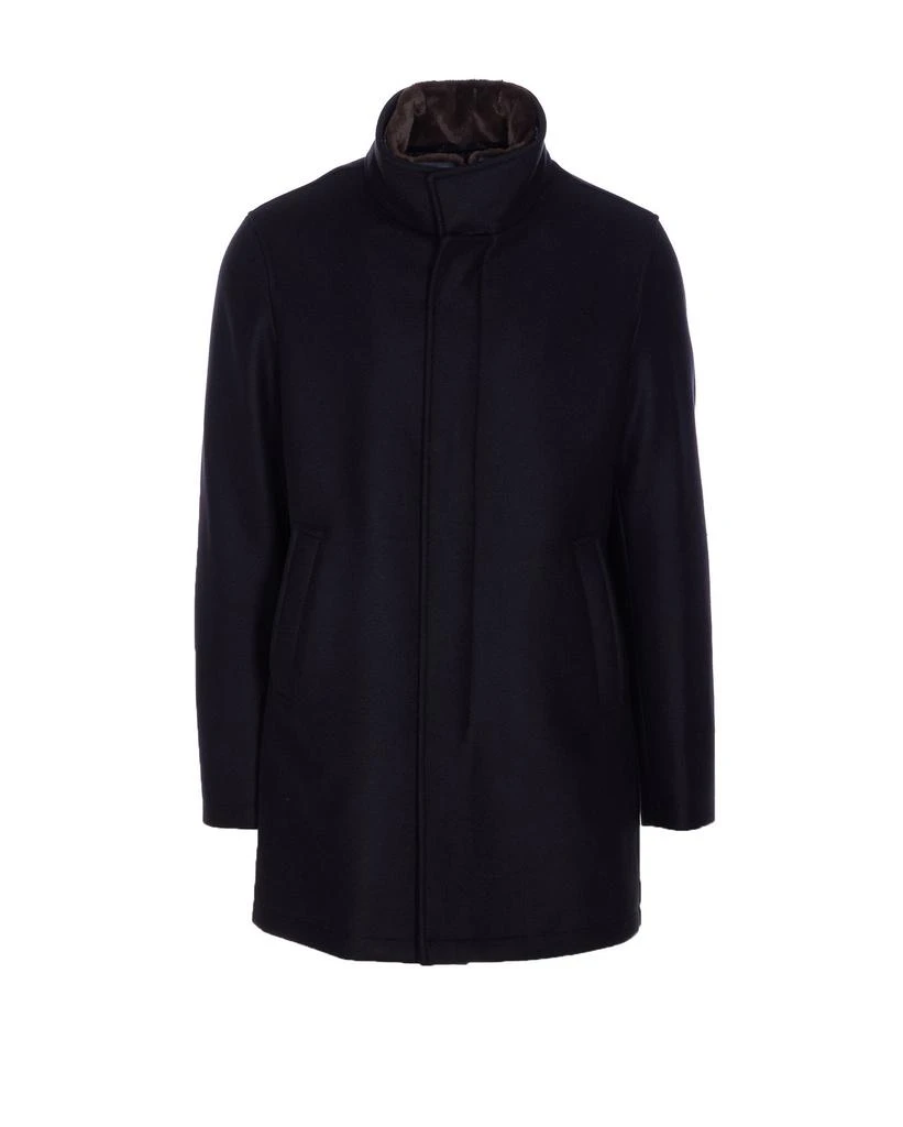 Herno Herno High Neck Long Coat 1