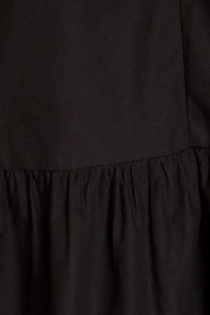 Ganni Cotton-poplin peplum top 4