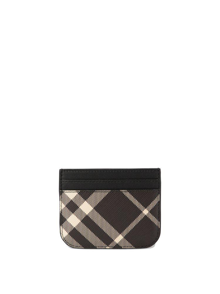 Burberry Burberry Vintage-Check Printed Curved Corners Cardholder