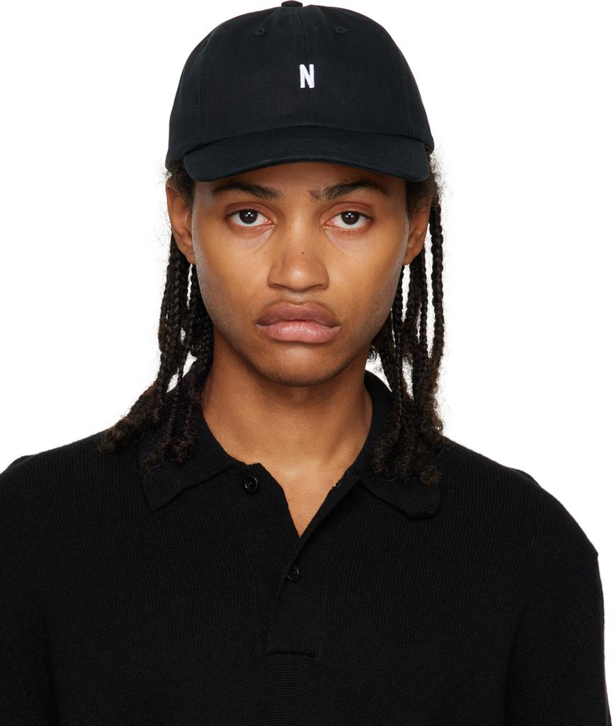 NORSE PROJECTS Black Sports Cap