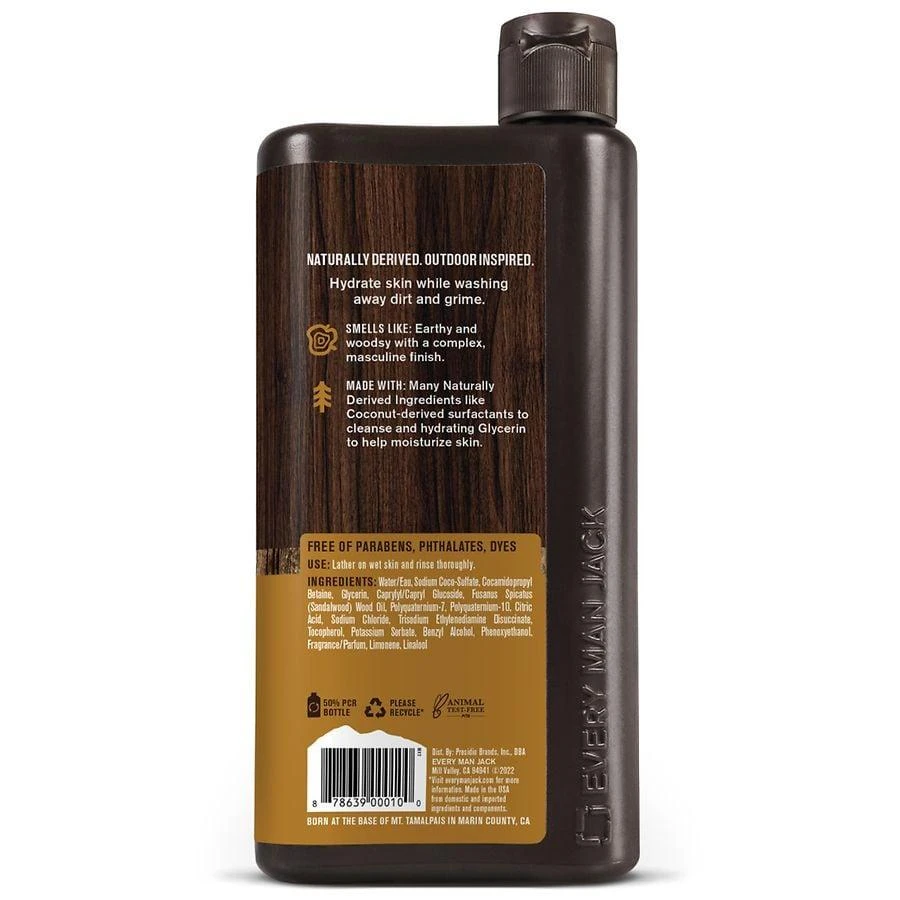 Every Man Jack Body Wash Sandalwood 2