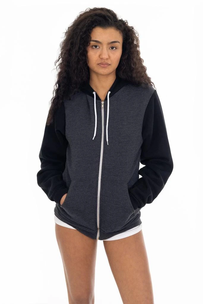 Los Angeles Apparel F97 - Flex Fleece Zip Up Hoodie 21