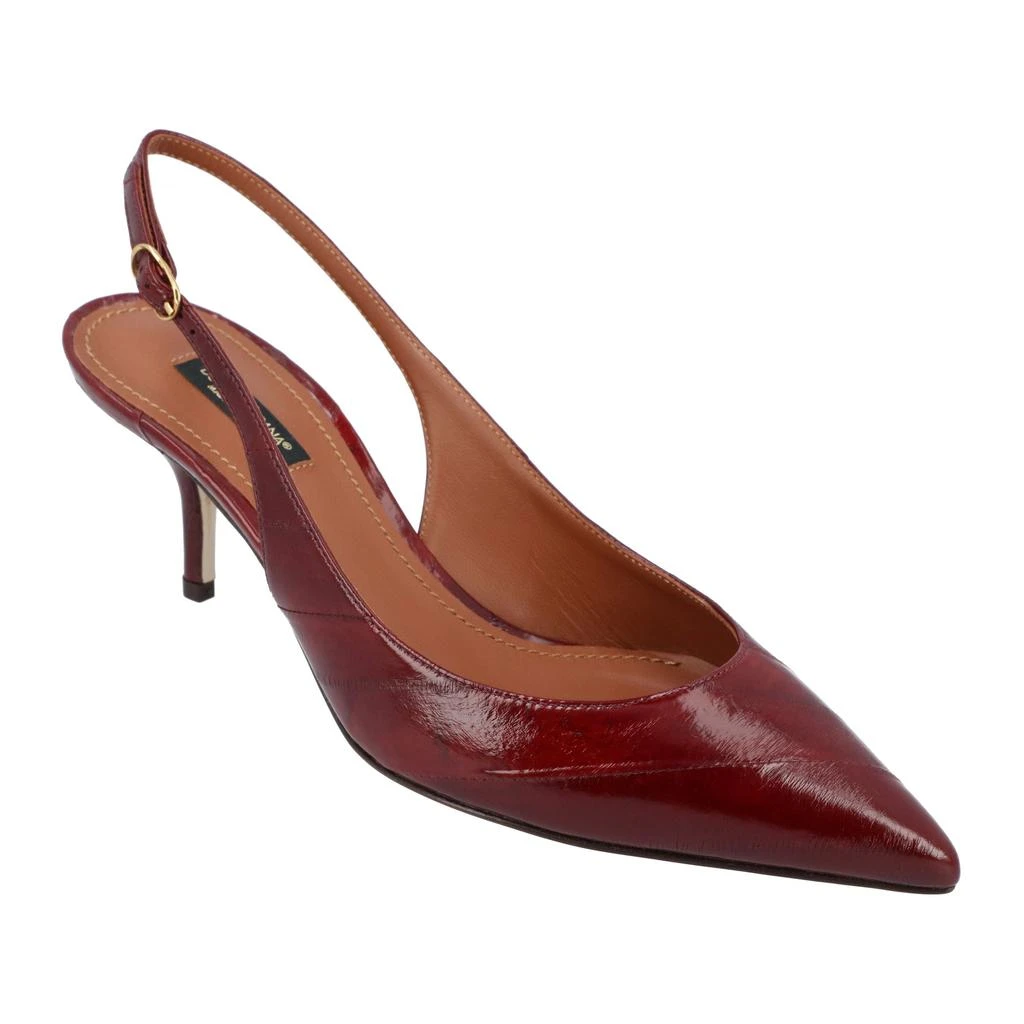 Dolce & Gabbana Dolce & Gabbana Slingback Pumps in eel leather in red 5