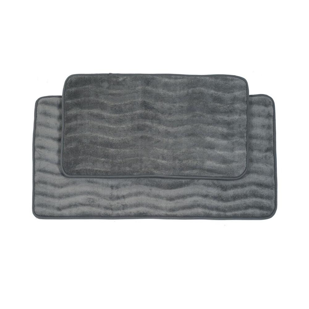 Baldwin Home 2 Piece Memory Foam Bath Mat Set